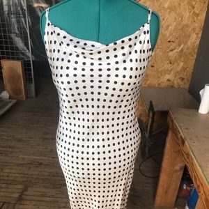 Zara polka dot maxi dress